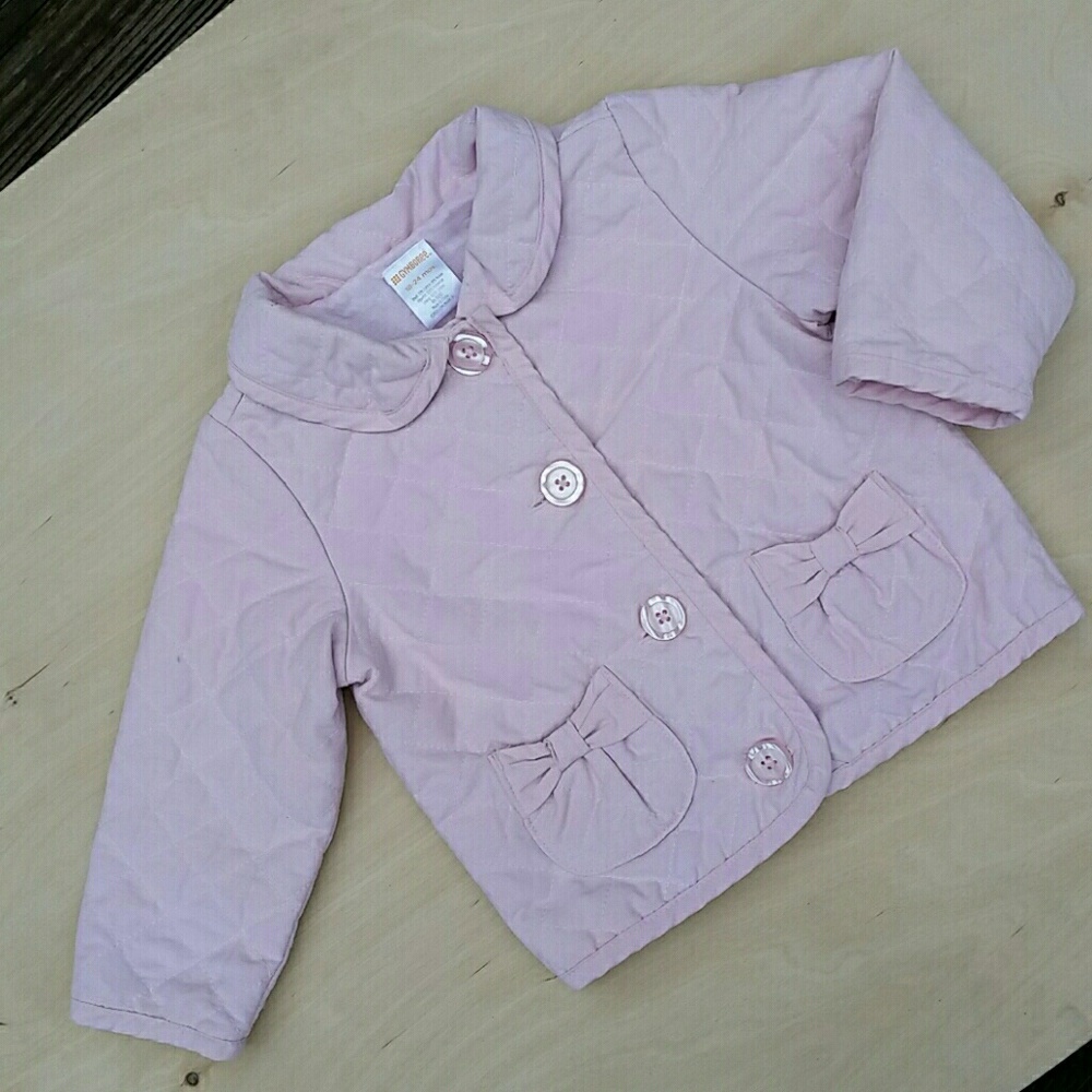 Gymboree 18-24 month quilted light pink coat
